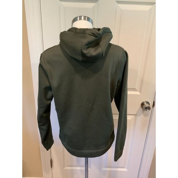 Under Armour Dark Green Camo Logo Semi-Fitted Hooded Sweatshirt, Size Large - Picture 5 of 6